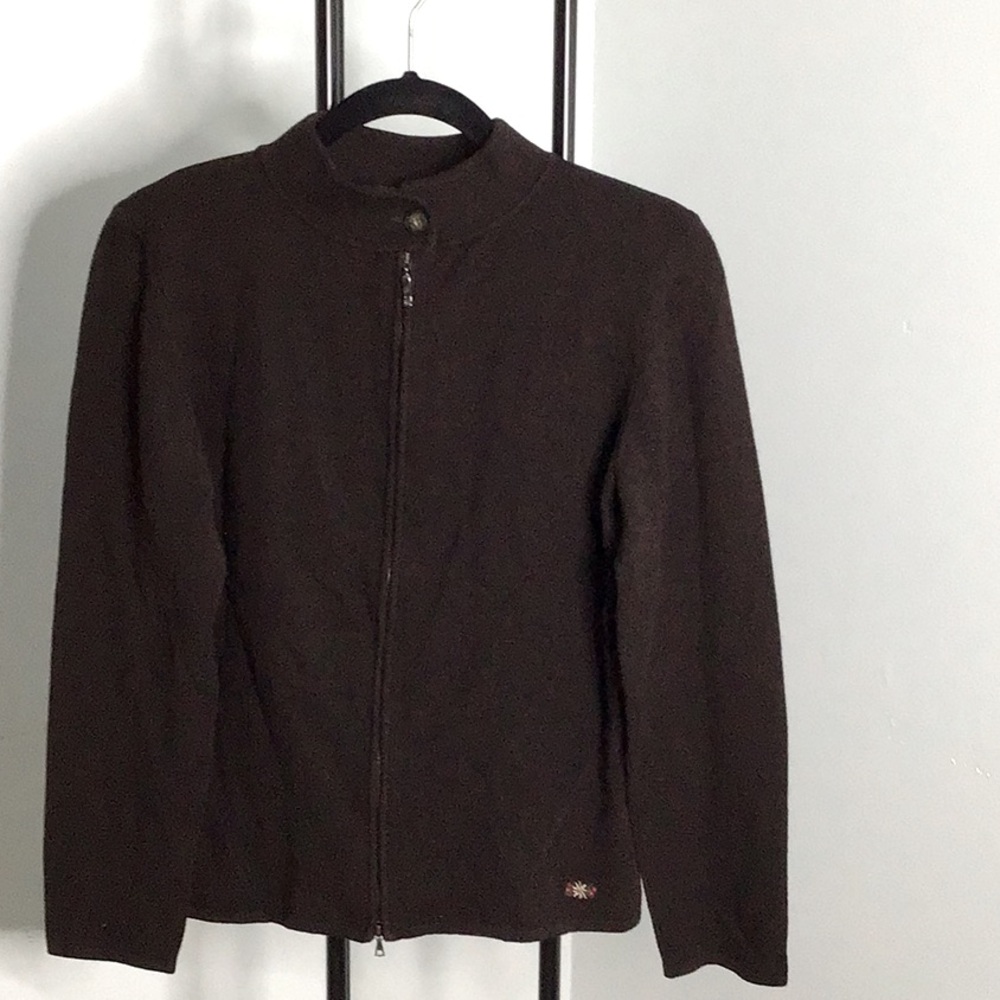 Postcard Italian Chocolate Brown Women’s Ski Sweater